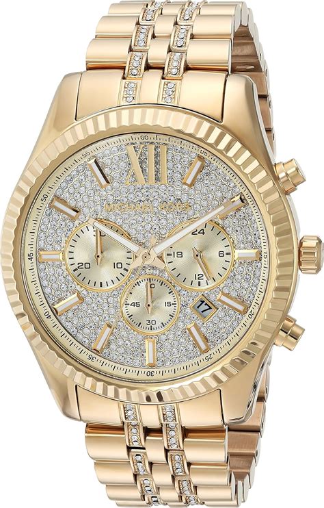 michael kors skeleton watch gold|michael kors gold watches men.